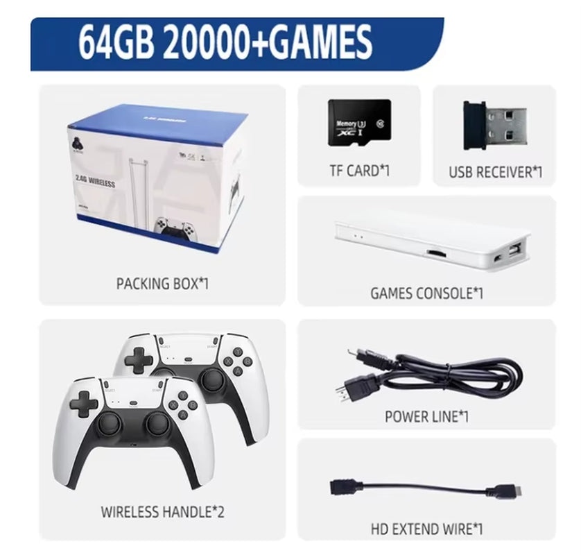 M15 plus Game Stick Pro Mini TV Handheld Game Classic Game Emulator HD Output Gaming Retro Consola for Arcade Games